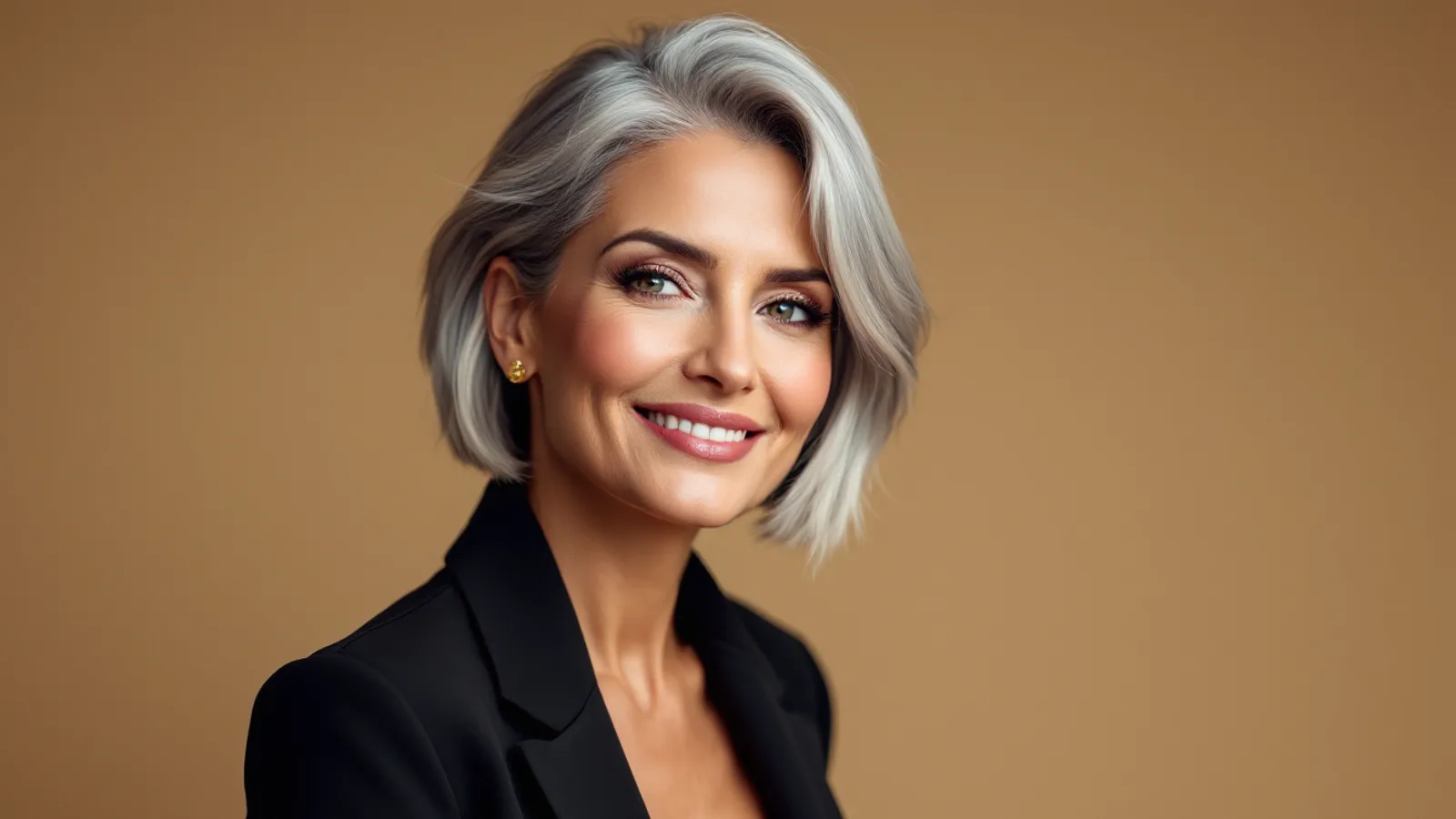 Elegant portrait session celebrating a confident woman over 50