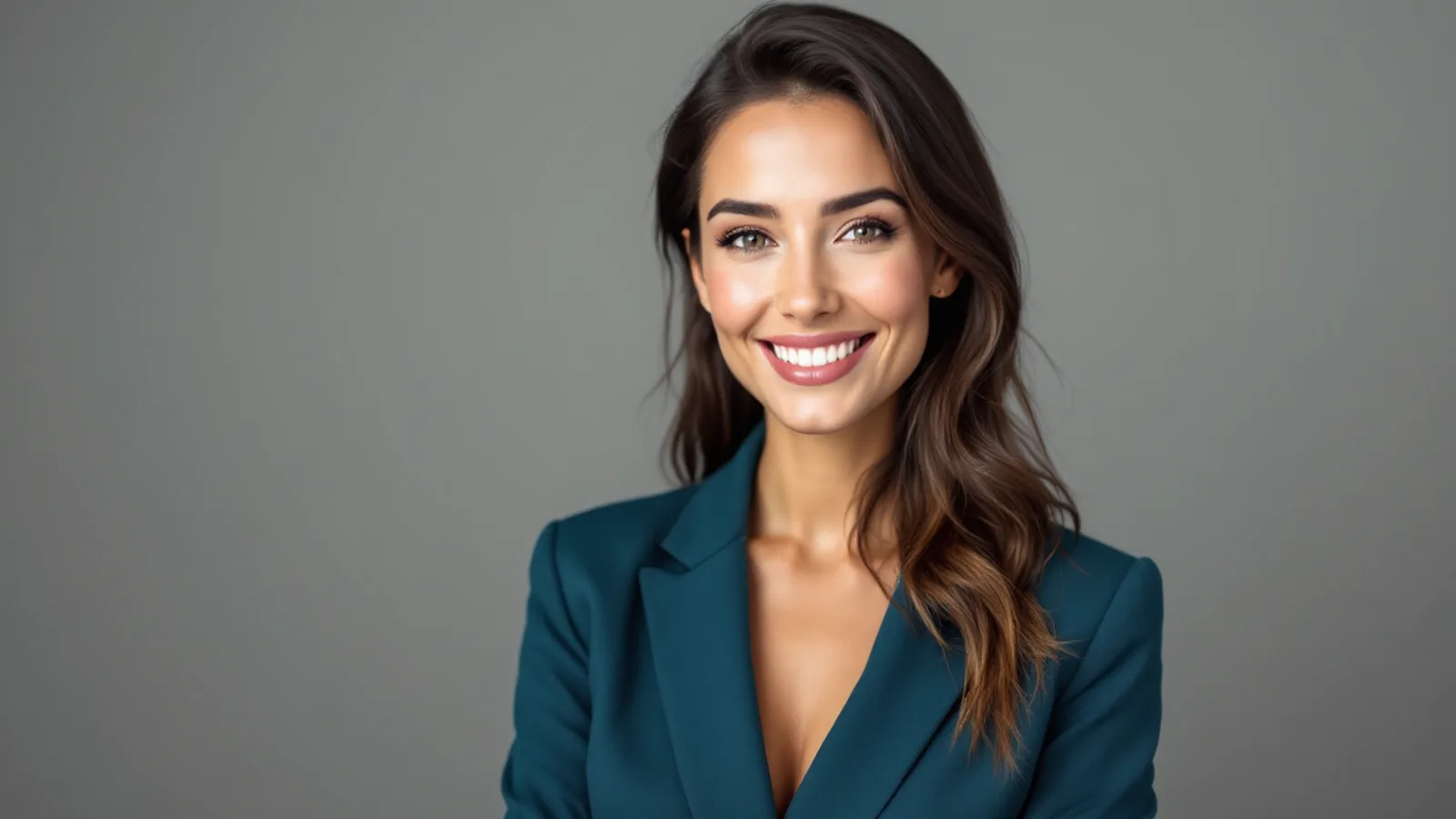 Professional headshot setup with neutral wardrobe options in a Charlottesville studio