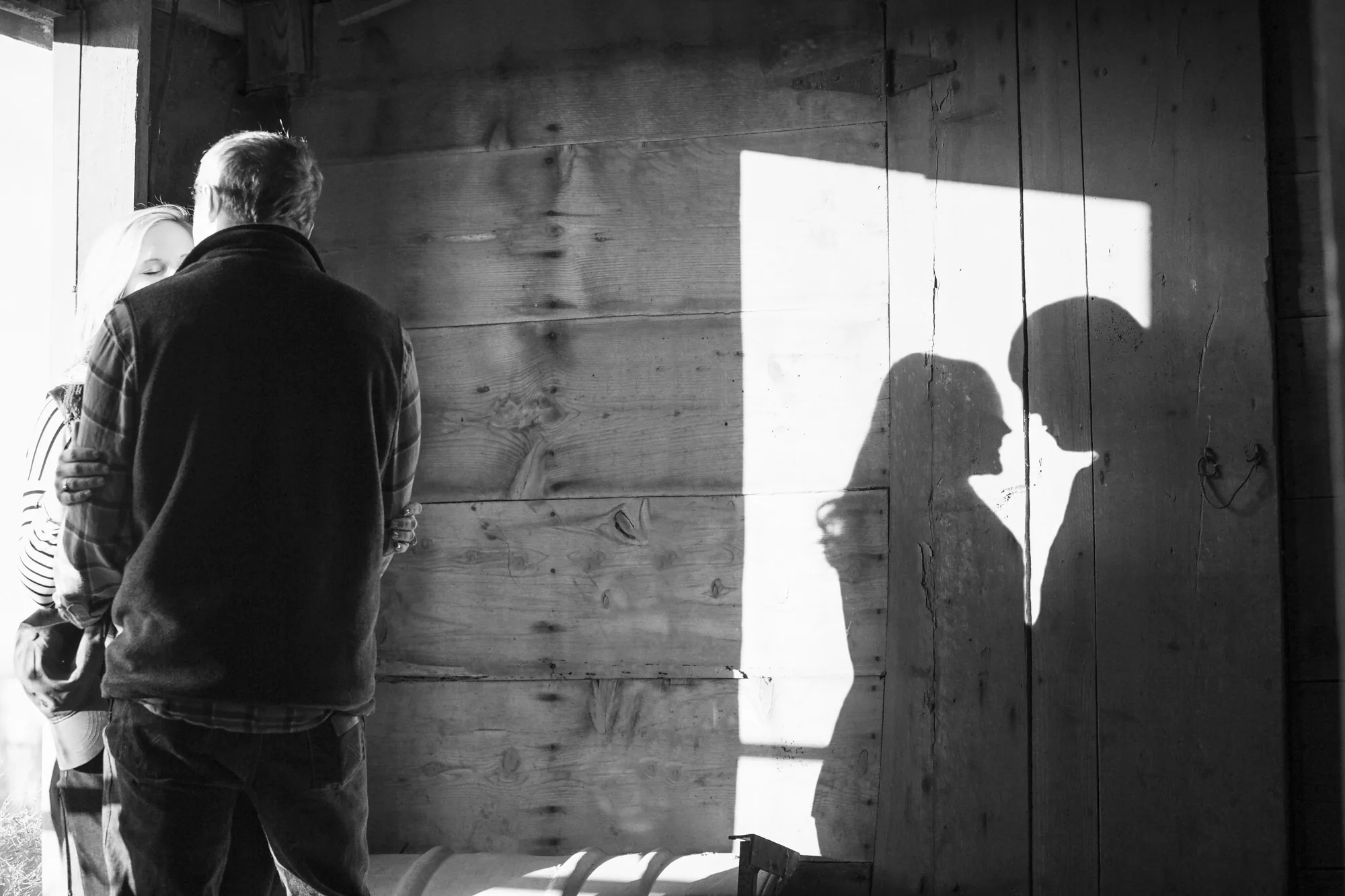 Engagement session in soft light
