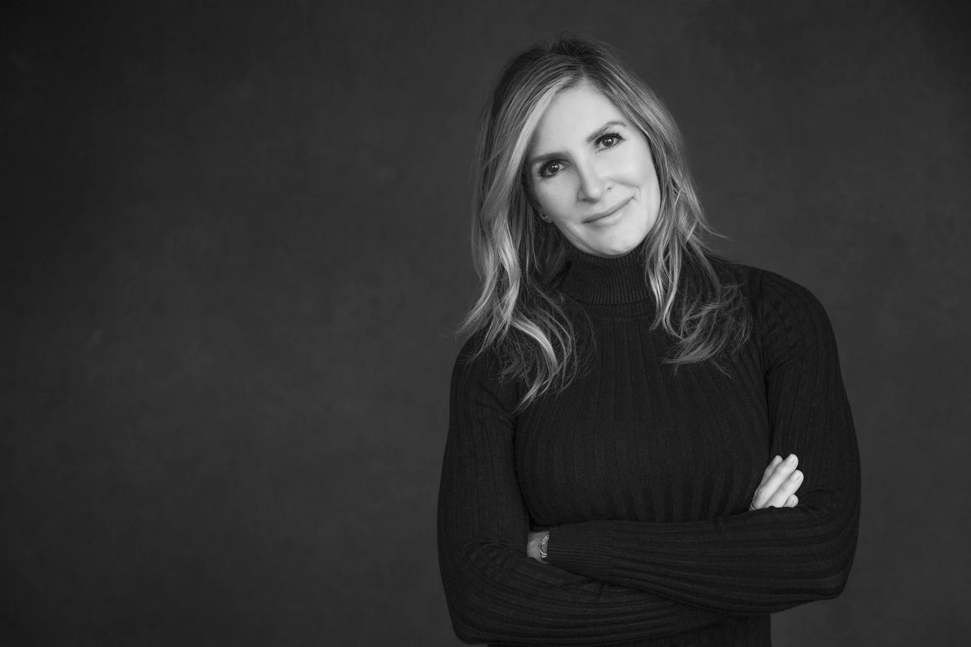 Elegant over 50 studio portrait